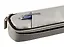 Пенал-косметичка 2 отделения "Private" серебристый, 22*6*4 см — 3009602 — 3