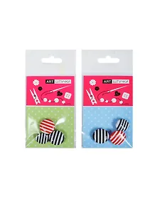 Пуговицы Полоска (ассорти) (3шт) (заготовки для декорирования) (упаковка)