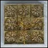 Новогоднее подвесное украшение из соломки (22609) (34шт) (Феникс-Презент)