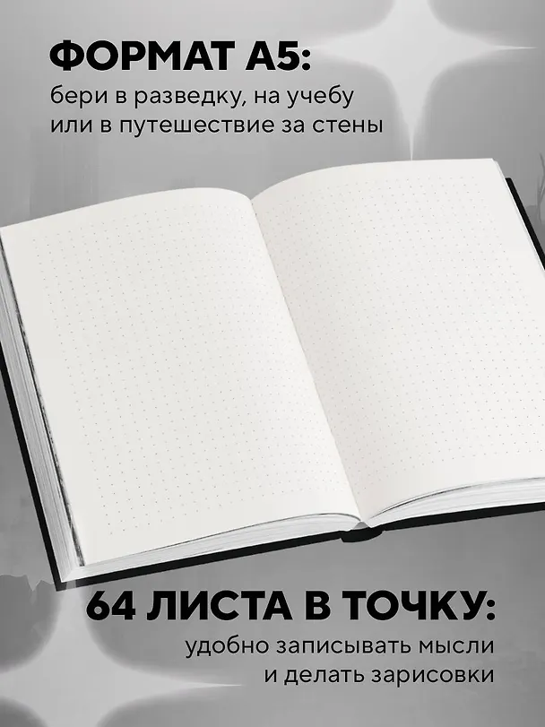 Блокнот в точку "Attack on Titan", А5, 64 листа 3101114 — 4