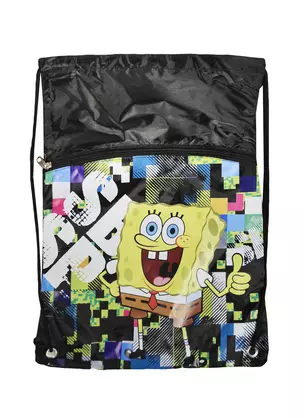 Мешок для сменной обуви "SPONGE BOB" 43*37см, полиэстер, Centrum — 234414 — 1