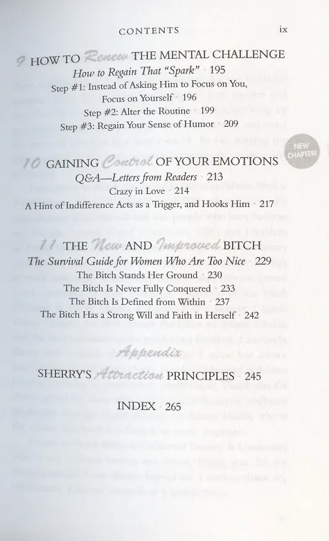 Книга Why Men Love Bitches. From Doormat to Dreamgirl. A Womans Guide to Holding Her Own in a Relationship (Sherry Argov) — 4