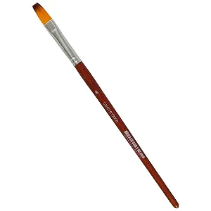 Синтетическая кисть, плоская, № 8