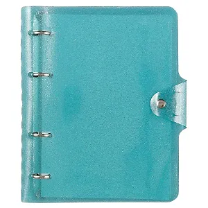 Тетрадь на кольцах в клетку InFolio, Tinsel, 120 листов, голубая