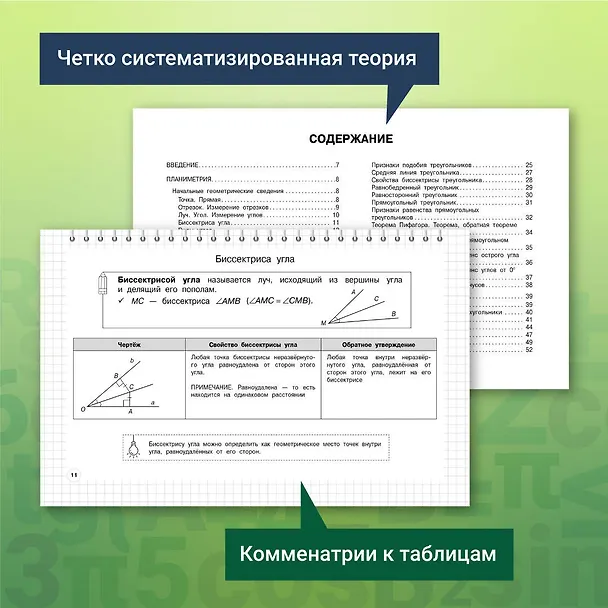 Книга Геометрия. 7-11 классы. Школьный курс в наглядных таблицах (Татьяна Колесникова) — 6