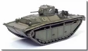 Модель, сборная, Моделист, DRAGON, Модель Танк амфибия LVT-(A)1 (1:72) — 2304429 — 1