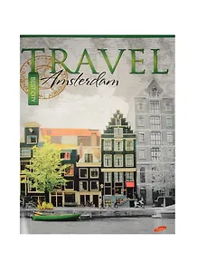 Тетрадь А4 48л кл. "Travel" полн. УФ-лак, ассорти, Academy Style