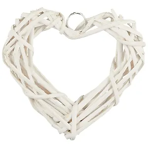 Заготовка из ротанга Сердце, 15*15, белый (11-00500-302515)