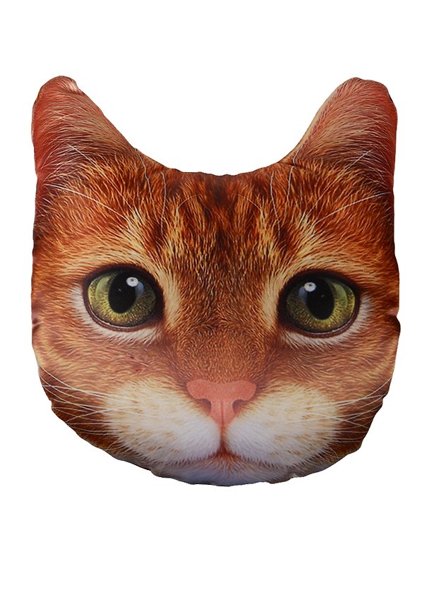 Подушка декоративная Кот (35х35) (PLW-Face Кот) 2495281 — 1