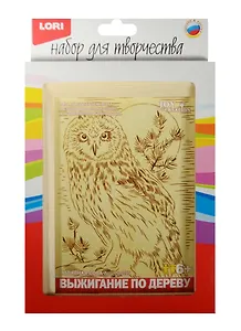 Набор для творчества LORI Выжигание в рамке Полярная сова Вр-055
