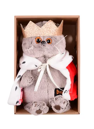 Игрушка мягкая Budi Basa, Басик - царь (19 см) (Ks19-159) 2834866
