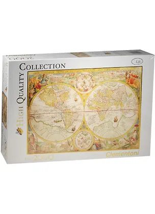 Пазл 2000К 32557 Clementoni Карта известного мира (97,5х66,8см.) (High Quality Collection) (Life) 2560954