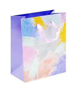 Пакет А6 14.5*11.5*6 "Снежинка" НГ, бум.мат.ламинат