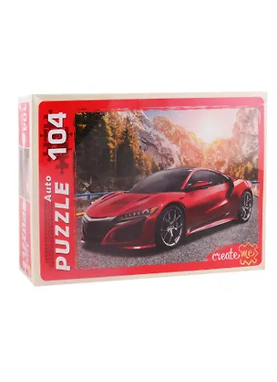 Пазл Модное авто Рыжий кот 104 элементаУ104-7235 2794814