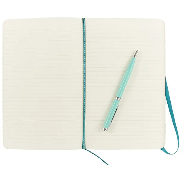 Книга для записей Moleskin Classic Soft, мягкая обложка, тёмно-бирюзовая, 96 листов, А5 242982 — 3