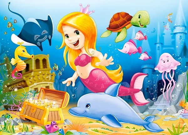 Пазлы 60 B-06854 Русалочка (32х23см) (5+) (Castorland Puzzle) 2539696 — 1