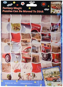 Наклейки-пазлы Fantasy Magic 42 эл. (16,5х21) Ретро автомобиль (11-01488-XD-07)