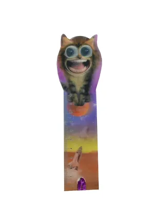 Линейка закладка 3D Кот на Луне (10см) (006) (Мир Открытий) 2366682