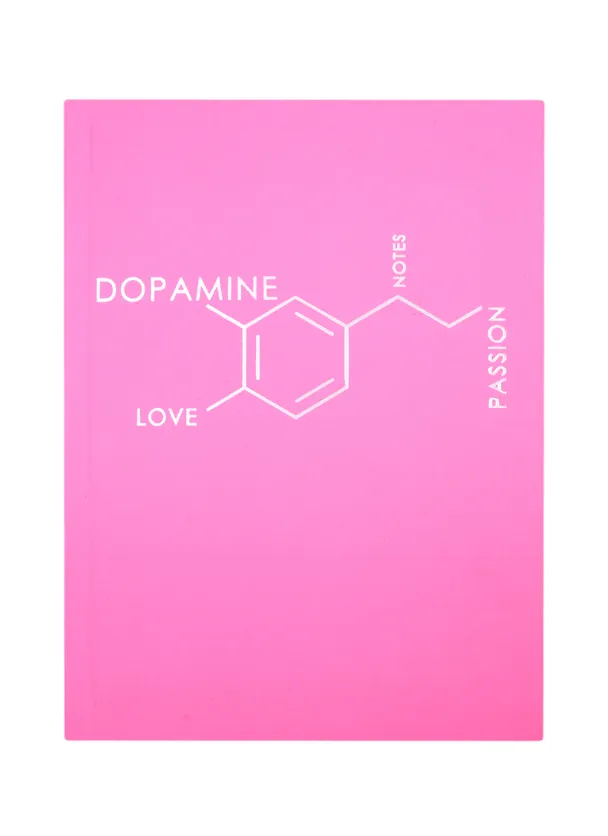 Записная книжка «Molecule. Dopamine» А6, 80 листов в линейку, Listoff 255850 — 1