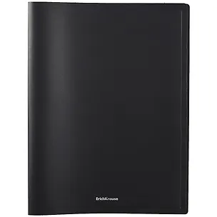 Папка 30ф А4 "Matt Classic" пластик, черный, Erich Krause 259542