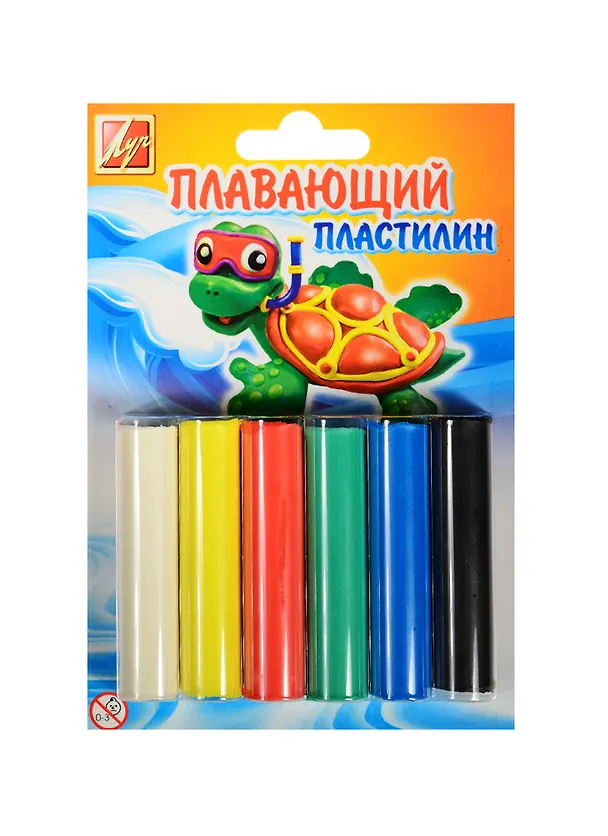 Пластилин плавающий 6цв. 22С 1430-08 2510914 — 1