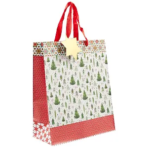 Подарочный пакет «New year forest» А4