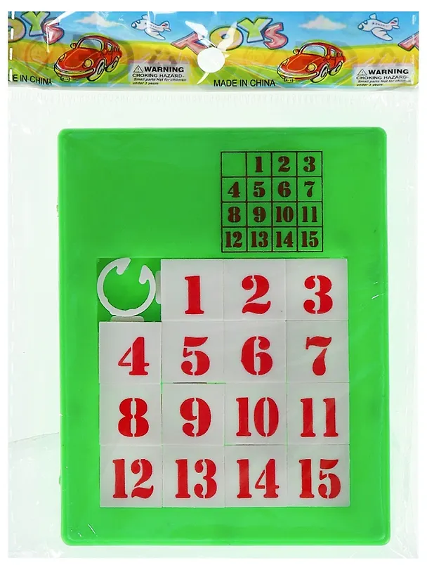 Головоломка "Пятнашки", 15 элементов, 2 цвета микс 3067849 — 5