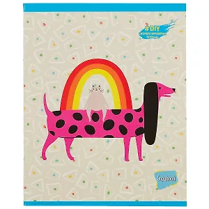 Тетрадь в клетку Listoff, "DIY Collection. Летнее настроение", 48 листов, в ассортименте