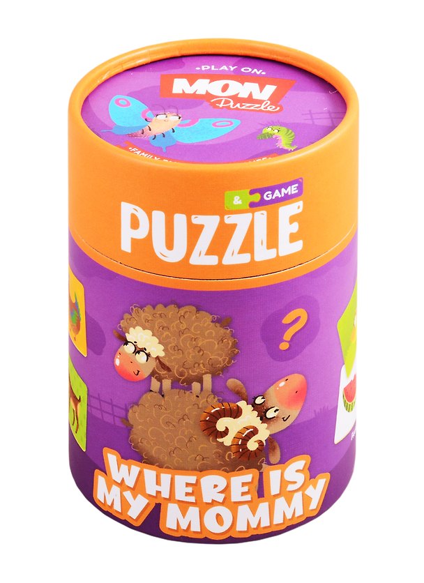 Пазл «Мама и малыш» пазлы + карточки, Dodo 2828355 — 1