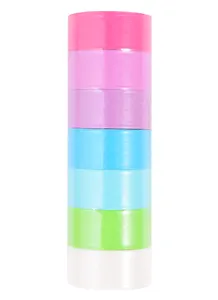 Бумажные клейкие ленты Пастель (661701) (15 мм) (3 м) (7 диз.) (упаковка) (Washi Tapes) (Остров сокровищ)
