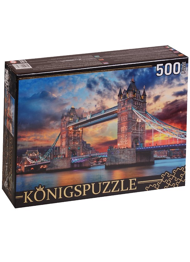 Пазл Königspuzzle 500 эл.Лондон. Тауэрский мост ГИК500-8308 2621583 — 1