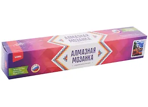 Алмазная мозаика 21х30 см "Озеро в Швейцарии"