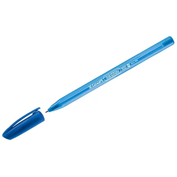 Шариковая ручка синяя 0,7 мм, InkGlide 100 Icy, Luxor 261644 — 3