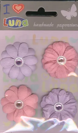 Цветы для декора (0620255) (4 шт.) (3+) (упаковка) 2369944