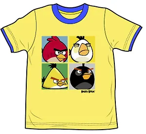 Angry Birds Футболка для мальчиков FOURSOME (3-4 года, Желтый) (TSB83-YELL-AB)