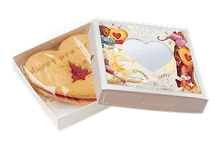 Имбирное сердце СЧАСТЬЕ, с клюквенным кремом и розовым перцем, 90г 3125648