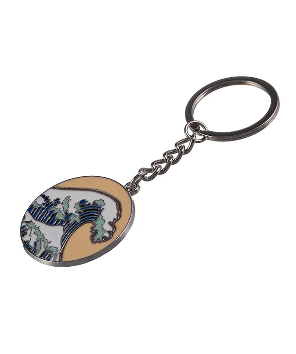 Брелок My lucky charm Кацусика Хокусай Большая волна (металл) 2899453 — 2