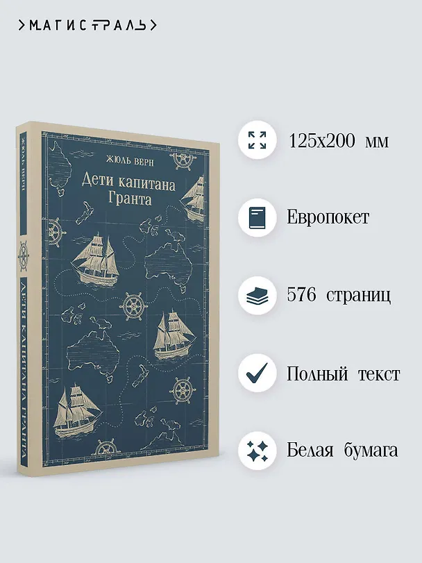 Книга Дети капитана Гранта (Жюль Габриэль Верн) — 6