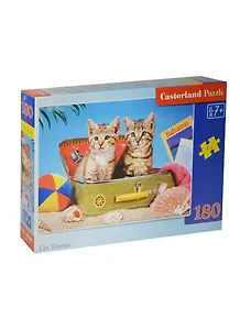 Пазл 180 MIDI B-018086 Котята (32х23см) (7+) (коробка) (Castorland)