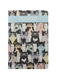 Обложка для паспорта Cool Clever Cats 9*13см (блистер)