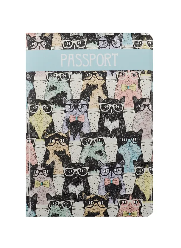 Обложка для паспорта Cool Clever Cats 9*13см (блистер) 2498240 — 1