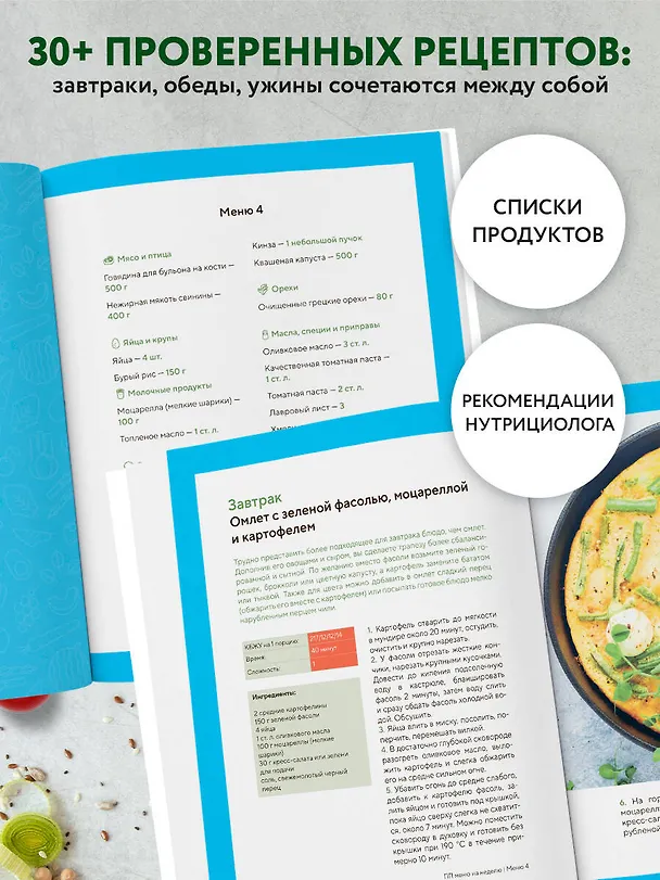 Книга ПП меню на неделю. Более 30 рецептов () — 7