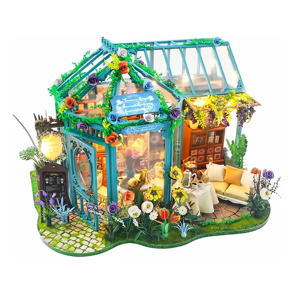 Румбокс MiniHouse DIY "Летнее кафе". Сборная модель (28.6х20.2х18.5) 3059146 — 5