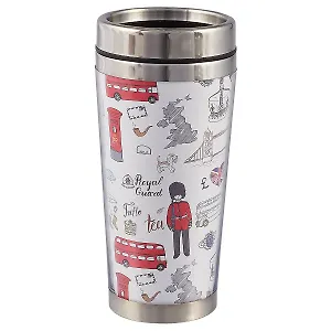 Термостакан Лондонский стиль (пластик) (400мл)