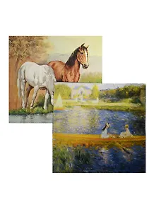 Набор салфеток для декупажа На берегу (13309345/13309590) (2шт) (упаковка) (Froggy Art)