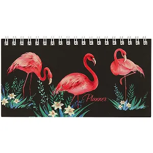 Карманный недатированный планинг «Розовые фламинго», 64 листа