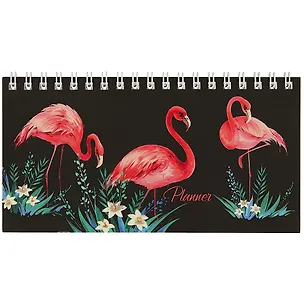 Карманный недатированный планинг «Розовые фламинго», 64 листа 252752