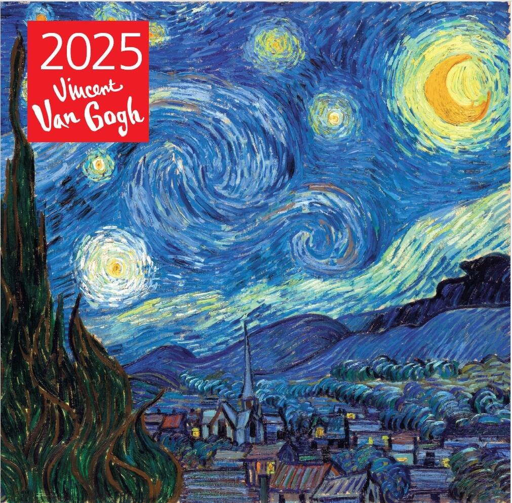 

Календарь 2025г 300*300 "Винсент Ван Гог. Звездная ночь" настенный, на скрепке