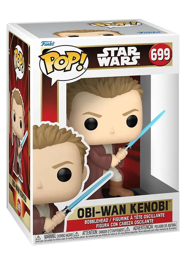 Фигурка Funko POP! Bobble Star Wars Ep 1 TPM 25th Obi-Wan Kenobi (Young) (699) (Fun76018) 3118603 — 2