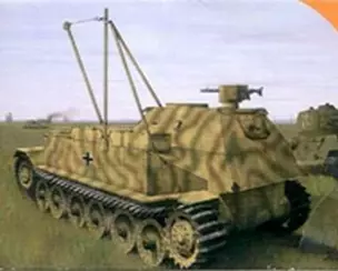 Модель, сборная, Dragon, Танк Bergepanzer, Tiger(P), 1:72 — 2304516 — 1